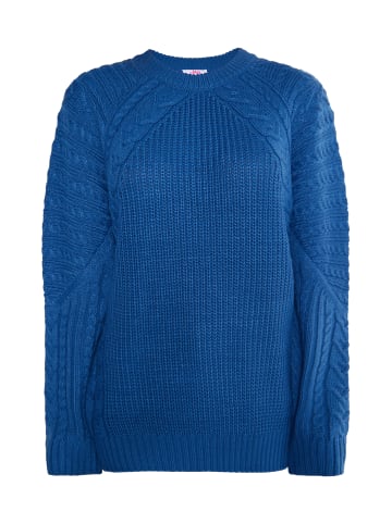 myMo Damen Strickpullover in Marine