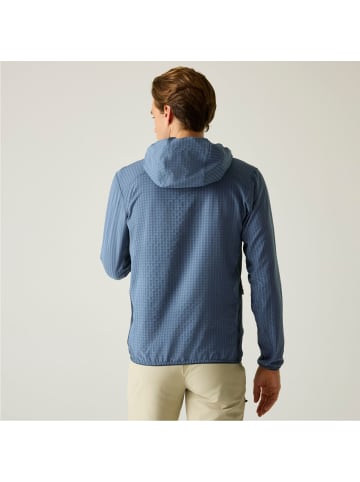 Regatta Fleecejacke Alven mit Kapuze in blau