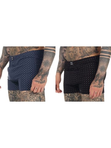 NORMANN Retro Pant Dess - 66434 in dunkelgrau/navy