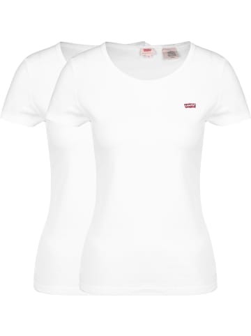 Levi´s Levi´s Damen T-Shirt 2er Pack in white/white