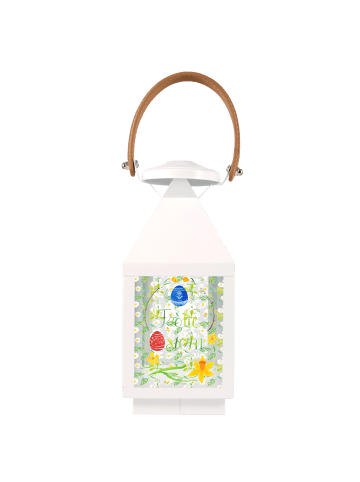 Mr. & Mrs. Panda Windlicht Ostern Frohe Ostern ohne Spruch in Transparent