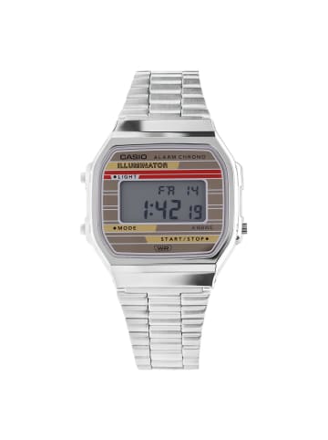 Casio Stahl Quarzuhr Casio Silber