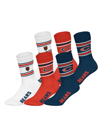 NFL Freizeitsocken Chicago Bears Crew in WHT/ORG/NNY