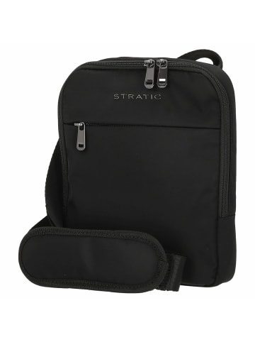 Stratic Pure Messenger Bag S - Umhängetasche (black) in schwarz