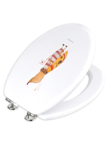 Mr. & Mrs. Panda Klodeckel Nachtfalter Fähnchen ohne Spruch in Weiß