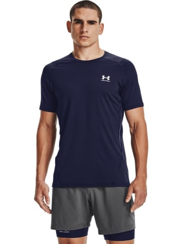 Under Armour T-Shirt "HeatGear Armour" in Blau