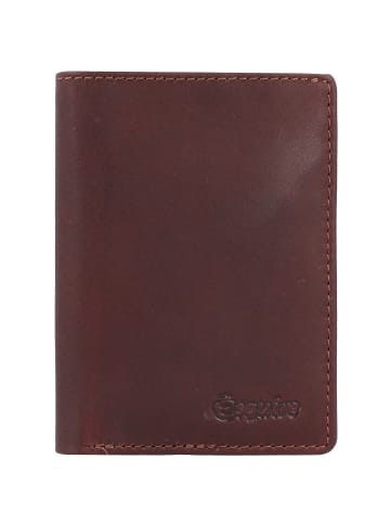 Esquire Oslo Kreditkartenetui RFID Leder 8 cm in braun