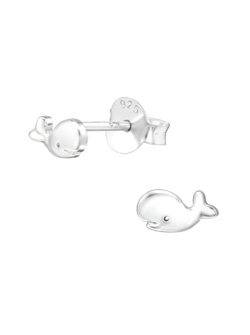 Alexander York Ohrstecker WAL in 925 Sterling Silber, 2-tlg. in silver