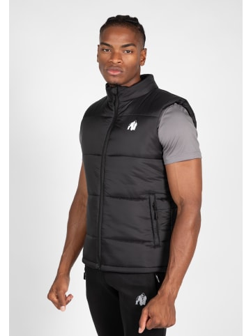 Gorilla Wear Irvine Pufferweste - Schwarz