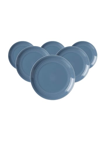 Ritzenhoff & Breker 6er Set Dessertteller Levi in ø 21 cm in Blau