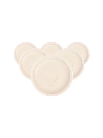 Villeroy & Boch Kaffee-/Teeuntertassen Manoir in Weiß ø 14,5 cm in weiß