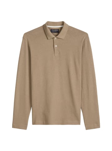 Marc O'Polo Langarm-Poloshirt regular in Charleston Gray