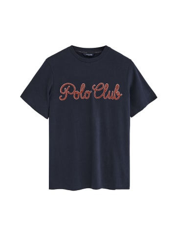 Polo Club T-Shirt MAN MIRROR TSHIRT SHORT SLEEVE REGULAR FIT in Navy Blau