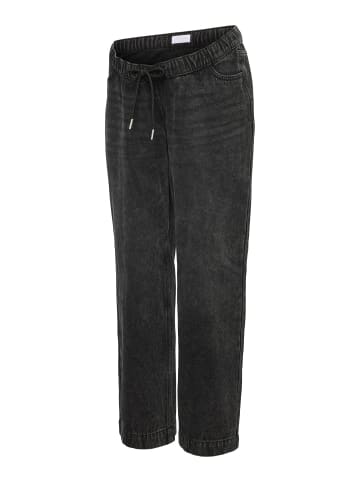 mama licious Umstandsjeans mit Loose Fit in Black Denim