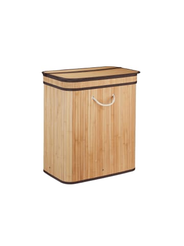 relaxdays 2 x Wäschekorb in Natur - (B)55 x (H)63 x (T)35 cm