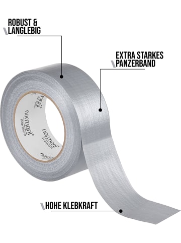 normani 2 Rollen Allzweck Panzerband in Silber