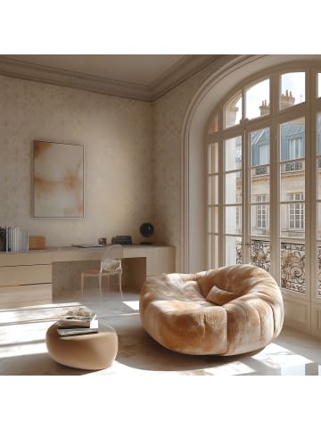 A.S. Création Tapete Timeless Ornament in Creme-Gold