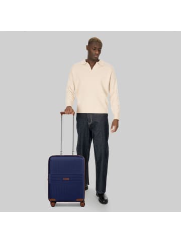 Farmhood Eco Edition 02 4 Rollen Kabinentrolley 55 cm mit Dehnfalte in navy