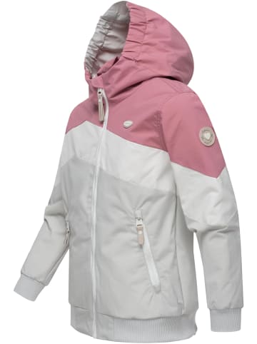 ragwear Übergangsjacke Kristla Block in Dusty Pink