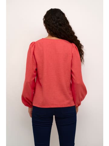 Kaffe Langarm-Bluse KAelise in Cayenne CC