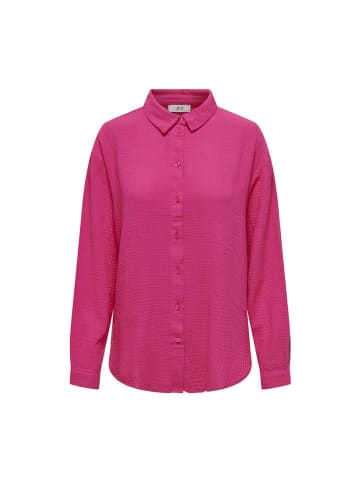 JDY Langarmbluse in Fuchsia Purple