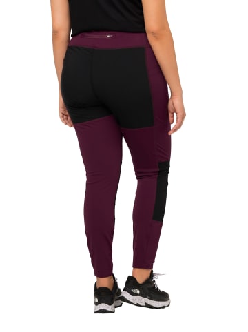Ulla Popken Leggings in dunkel beere