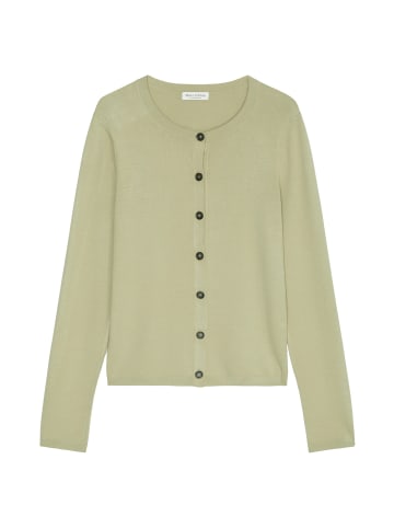 Marc O'Polo Feinstrick-Cardigan slim in steamed sage