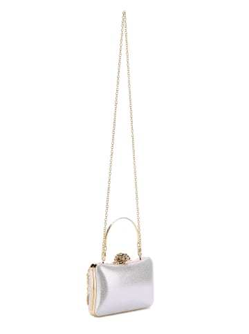 FELIPA Women Clutch in Silver