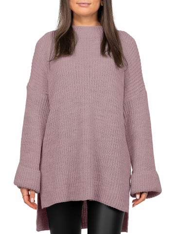 Reichstadt Damen Relaxed Fit Pullover in Taupe