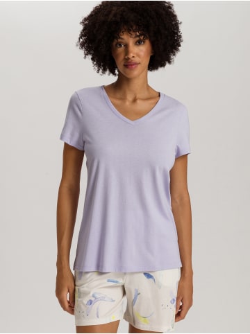 Hanro T-Shirt Sleep & Lounge in purple heather
