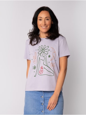 wat? Apparel T-Shirt Love and flex in Lavender