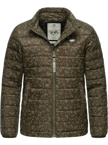 ragwear Steppjacke Yarca Bloom in Olive