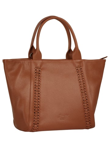 Samantha Look Shopper echt Leder in cognac