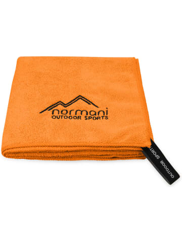 Normani Outdoor Sports Mikrofaserhandtuch 40x80 Terry in Orange