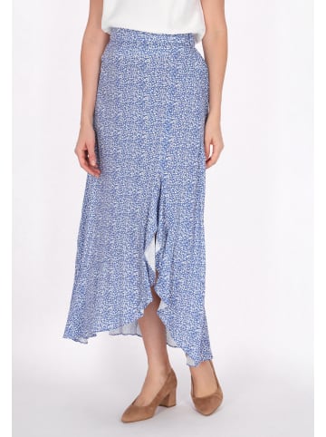 Usha Women Skirt in blue white