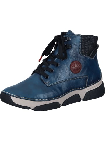 rieker Freizeit Stiefeletten in petrol/wine/schwarz