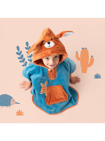 Schlummersack Frottee Badeponcho in Braun
