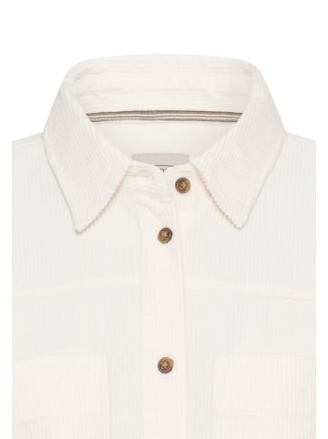 Camel Active Oversize-Bluse mit Hemdkragen in Milchweiß