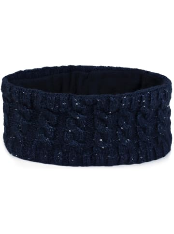 styleBREAKER Strick Stirnband in Dunkelblau