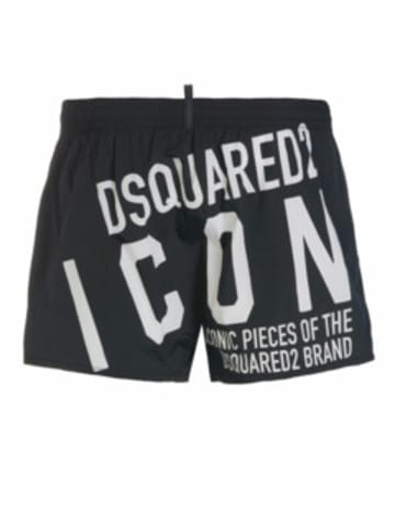 Dsquared² Badehose für Herren in schwarz in schwarz