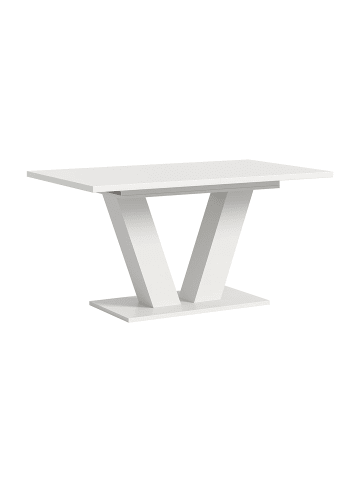 ebuy24 Esstisch Motion Weiß 150 x 90 cm