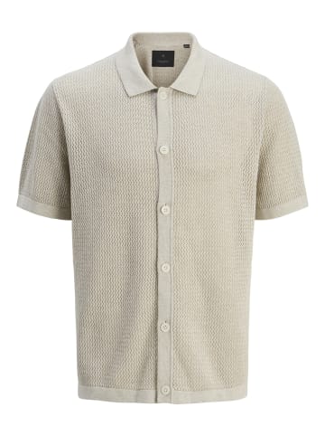 Jack & Jones Freizeithemd in Whitecap Gray