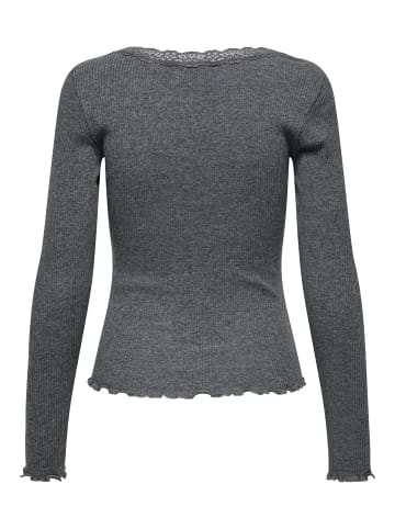 ONLY Top in Dark Grey Melange