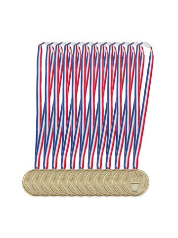 relaxdays 24x Goldmedaille in Gold