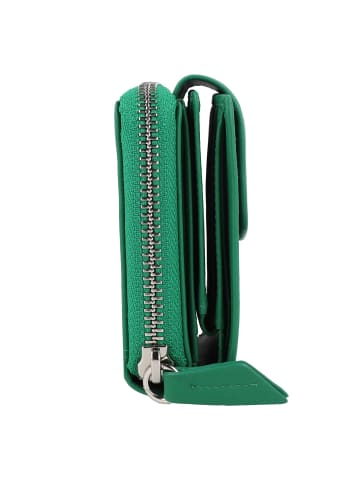 Braun Büffel Joy Geldbörse RFID Schutz Leder 12 cm fern green