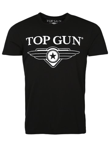 TOP GUN T-Shirt Cloudy TG20191006 in black