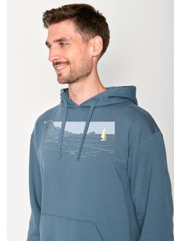 GreenBomb Hoodie Nature Cliffsail in Altes Blau