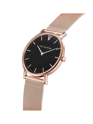 Paul Valentine Analoguhr für Damen in Schwarz