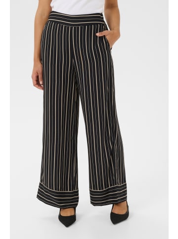 Kaffe Casual Hose BPluna Regular fit in Black/Powder Color Stripe