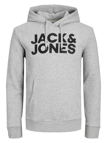 Jack & Jones Sweatshirt / Hoodie Corp in Light Grey Melange